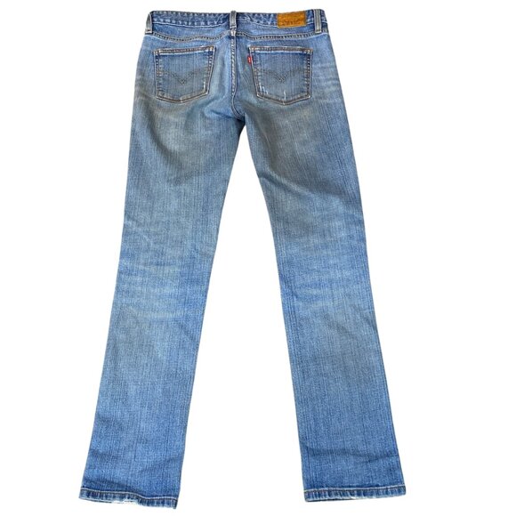 Levi's Mid Rise Straight 552 Blue Jeans Sz 2M  31x32" #99S - Picture 3 of 10